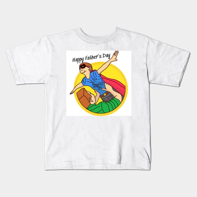 Happy Father's day gift Kids T-Shirt by Darksun's Designs